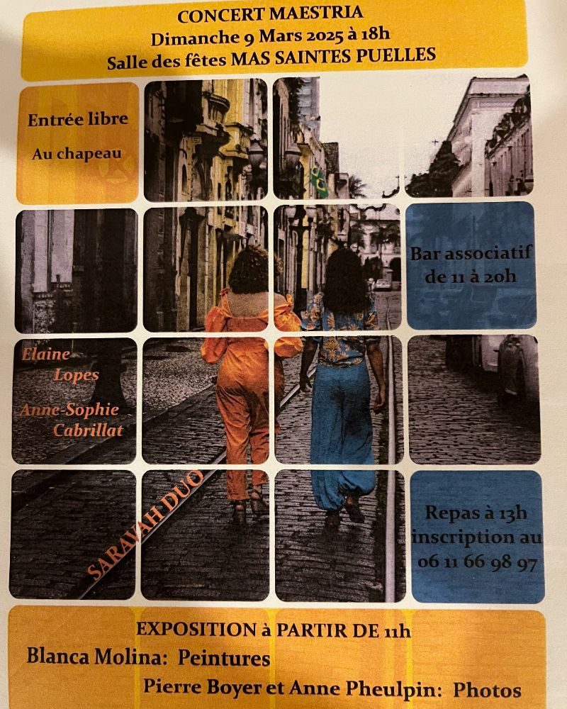 Concert Maestria chansons franco-brésiliennes