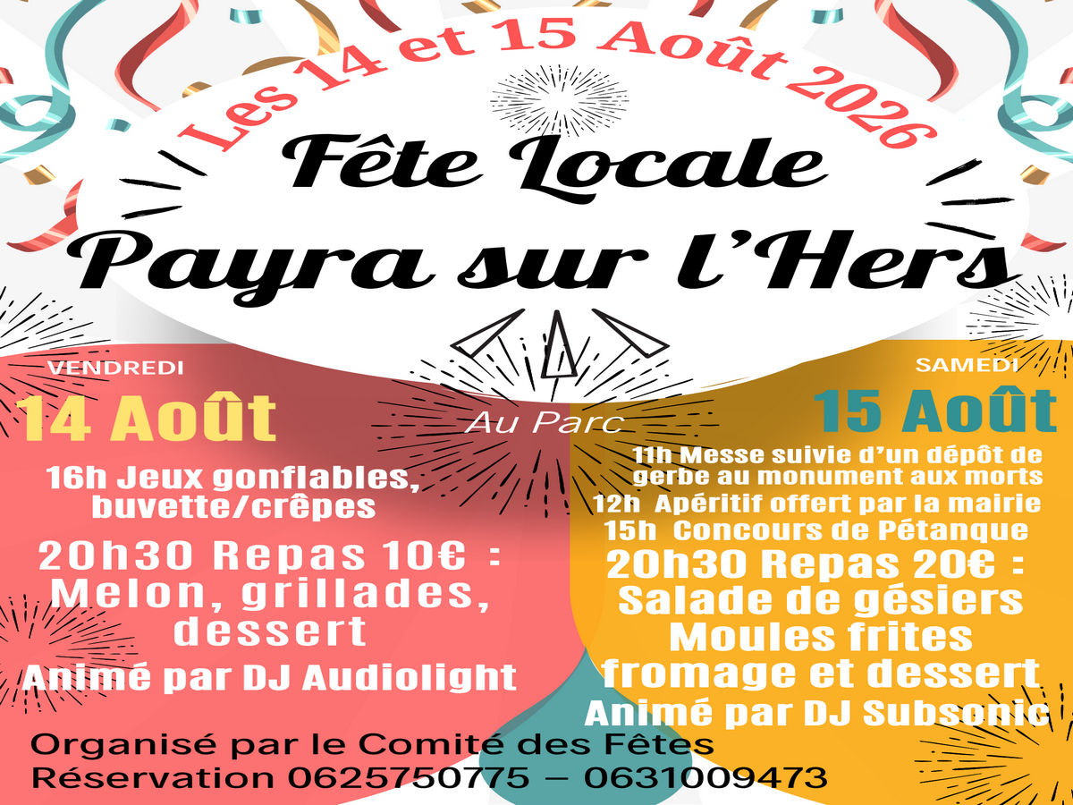 FÊTE DE PAYRA SUR L'HERS