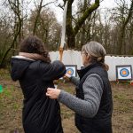 TIR À L'ARC À LA CANOPÉE DENTELÉE