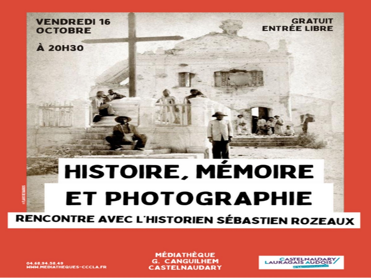 RENCONTRE AVEC L'HISTORIEN SÉBASTIEN ROZEAUX - PHOTOGRAPHIE ET HISTOIRE : UNE UTOPIE DANS LE DÉSERT (BRÉSIL 1893-1897)